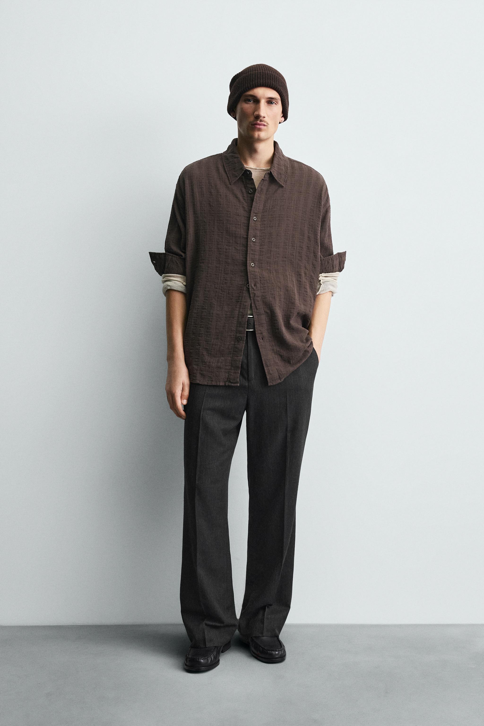 CHEMISE STRUCTURÉE À CARREAUX